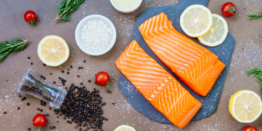 ikan salmon sebagai makanan omega 3