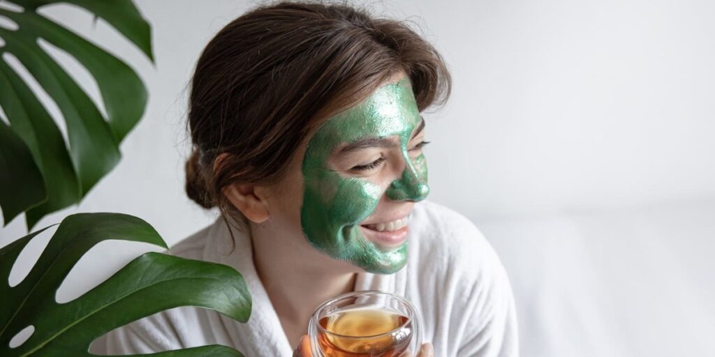 manfaat teh hijau untuk wajah