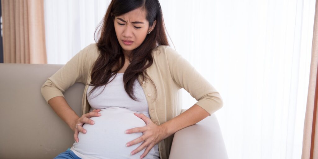 tanda tanda kontraksi asli